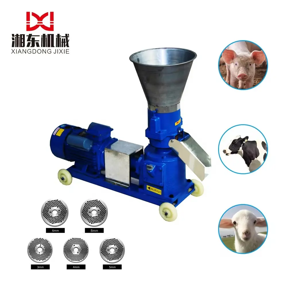Small Farm Animal Feed Pellet Machine Manufactured for Dogs Fish Birds Pigs Chickens for Small Farm Use