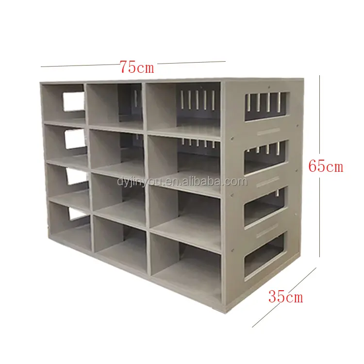Flat Packaging PVC Pet House Stacked Composite Reptile Breeding Racks, Geckos, Lizards, Snake Farms, Accept Custom