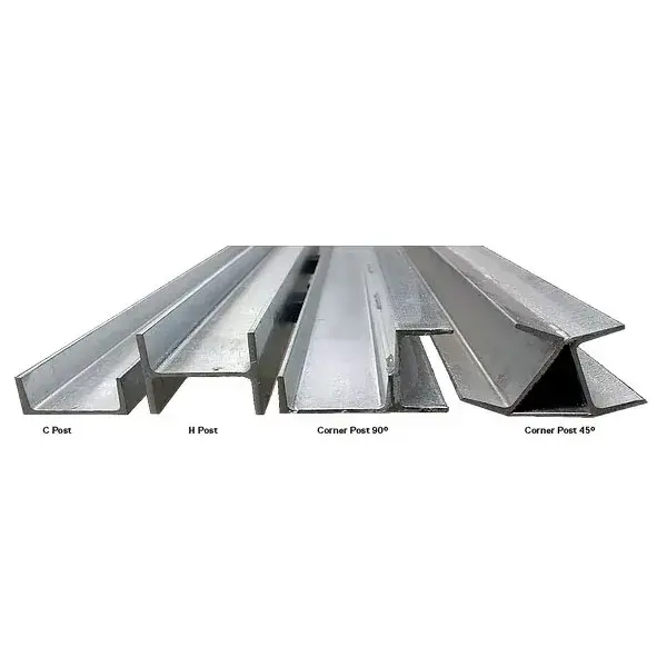 galvanized steel metal t fence farm horse steel post cap u channel