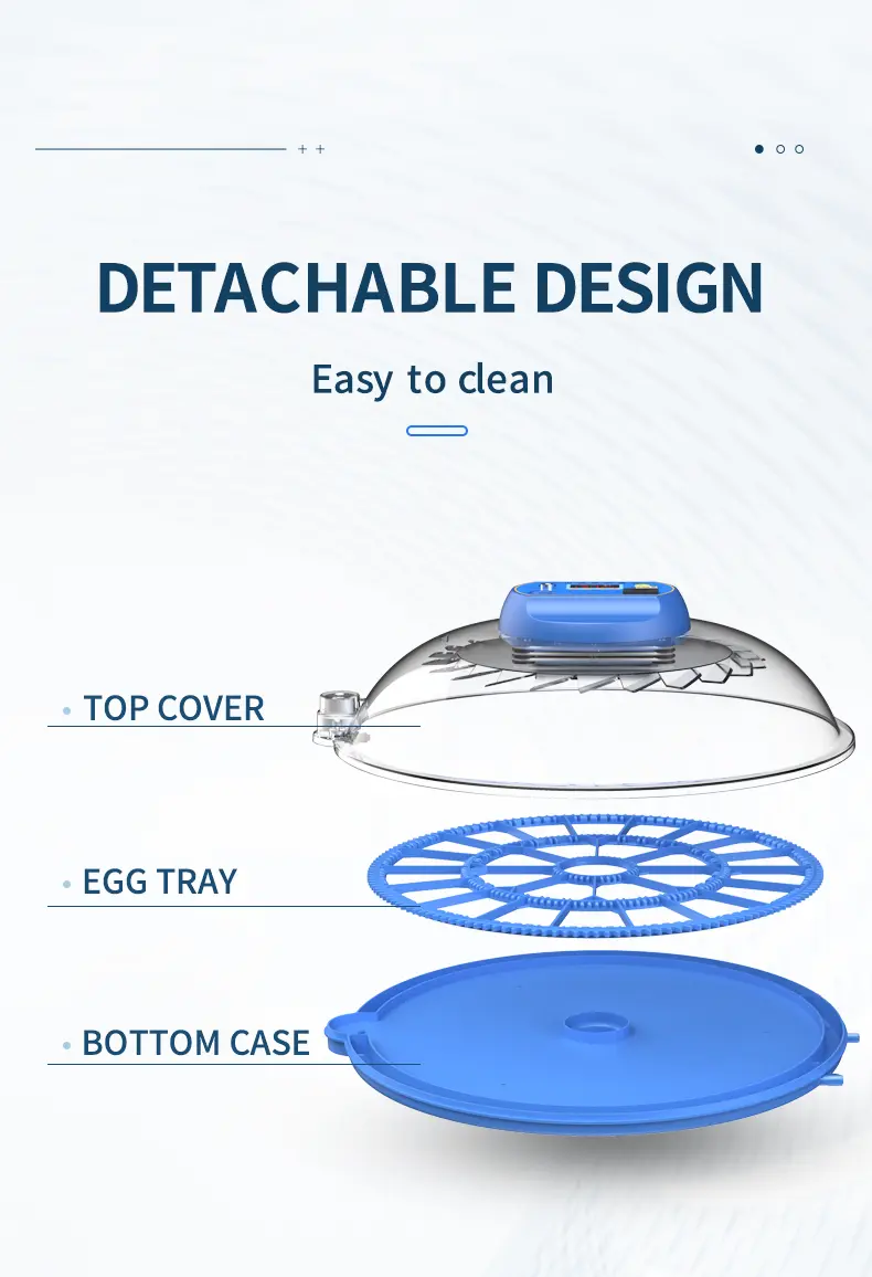 Automatic Quail Egg Incubator 103 Eggs Hatcher 12V 220V