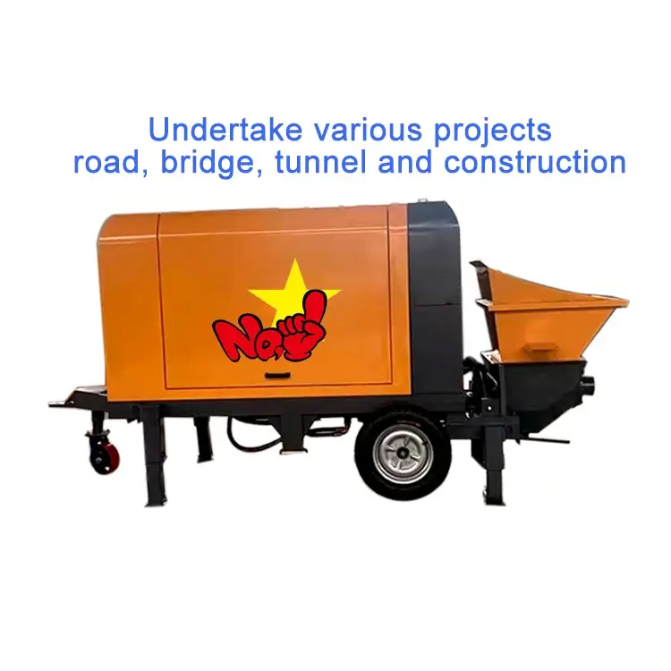 YG 13-15m³/h concrete pump in dubai 120m horse mixer pump concrete machine cement pump machine concrete