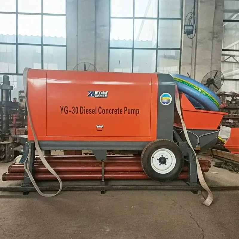 YG 13-15m³/h concrete pump in dubai 120m horse mixer pump concrete machine cement pump machine concrete
