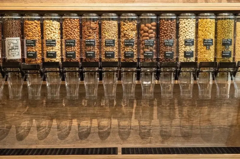 Pets Foods Dispensers Gravity Bulk Food Dispenser for Pets Store