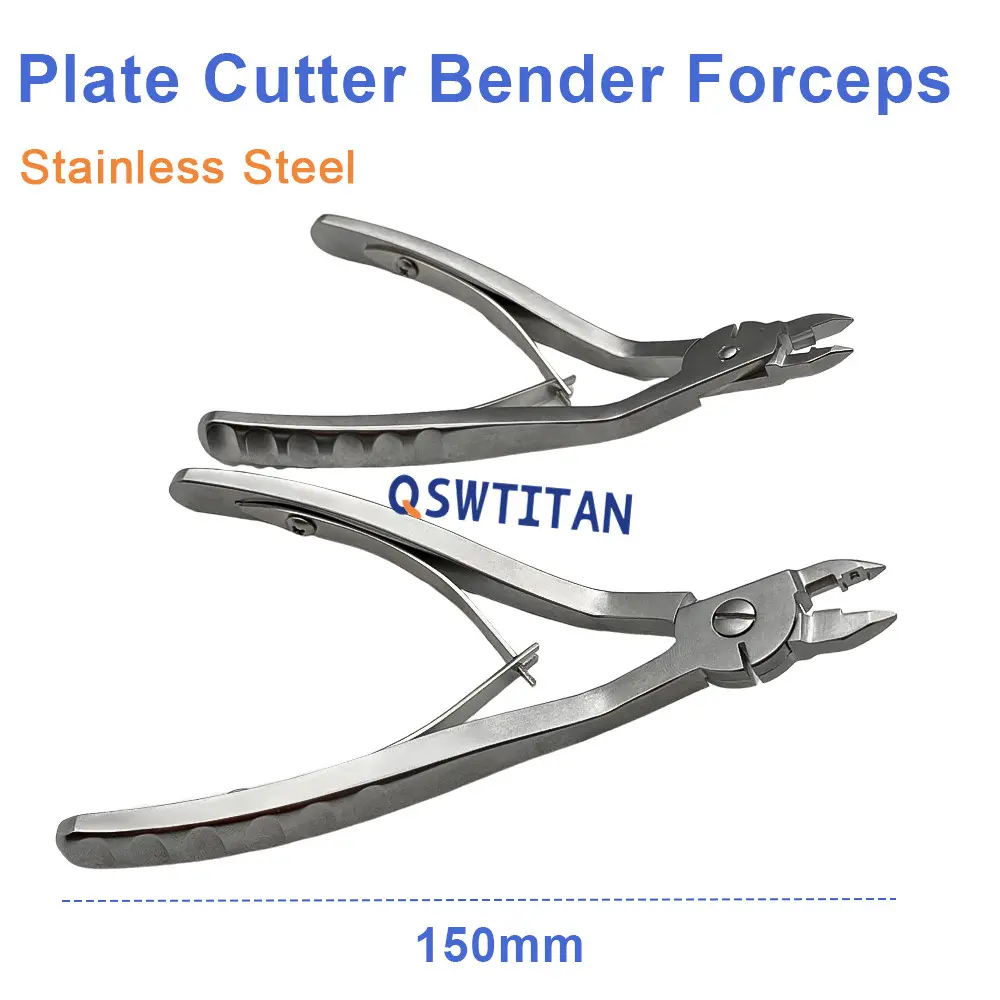 Orthopedics Plate Bender and Cutter Forceps 1.5mm /2.0mm Plate Cutter Veterinary Pet Surgical Instruments Autoclaveable