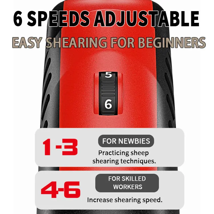 21V Lithium Battery Cordless Electric Power Shears Fast Sheep Clipper Wool Shearing Hand-held Pruning Shears with Metal Material