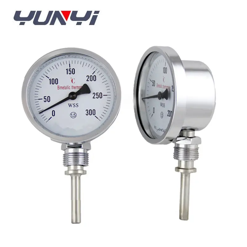 Stainless Steel Industrial Temperature Gauge Bimetal
