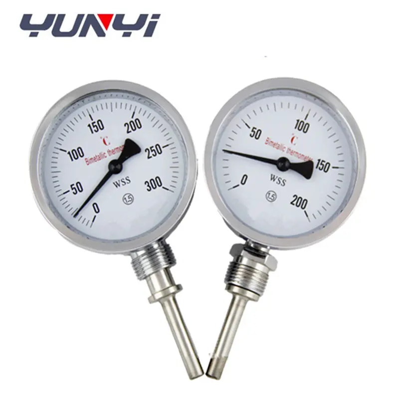Stainless Steel Industrial Temperature Gauge Bimetal
