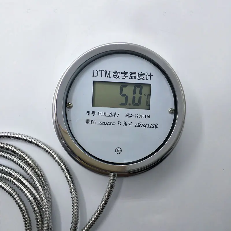 Industrial Temperature Control Table Digital Display WST-102 High-precision Digital Temperature Bimetal Thermometer Boiler