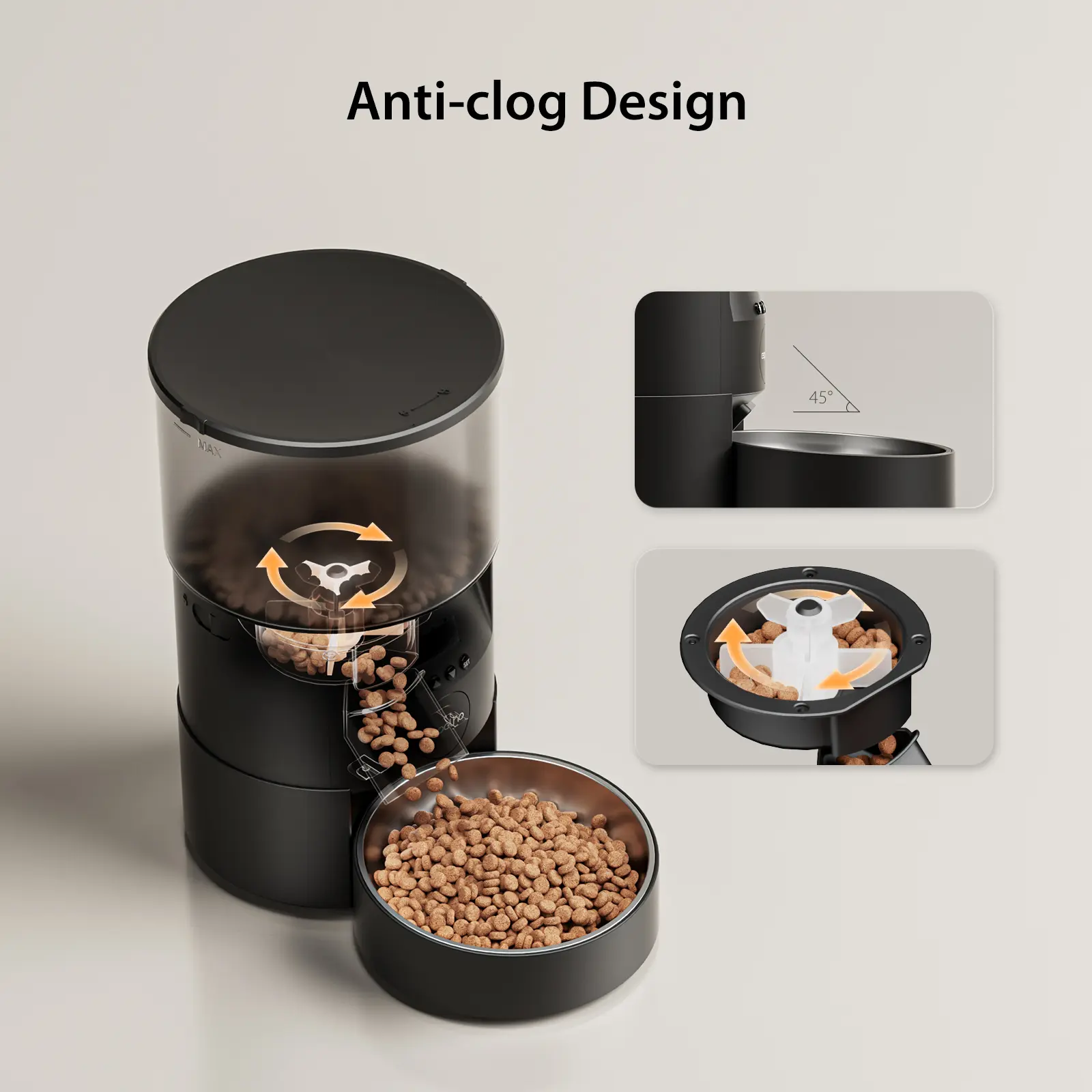 New Arrival Smart Wifi Pet Feeder Mobile App Wifi Remote Control Intelligent Automatic Pet Dog Cat Food Dispenser