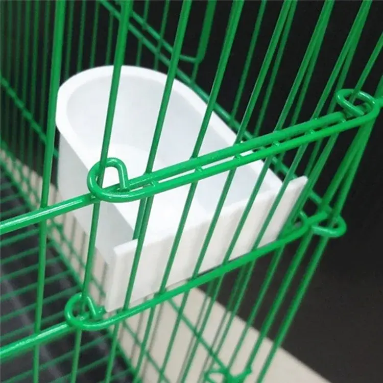 100 PCs Pet Bird Feeders Pigeon Drinking Bowls Parrot Feeder Bird Food Bowl