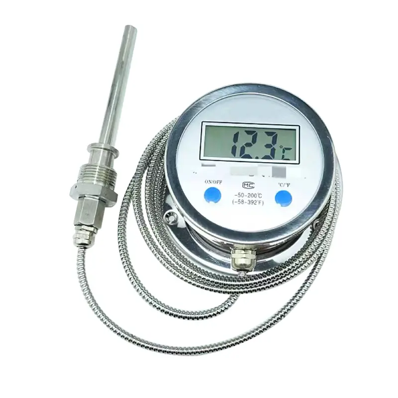 Temperature Gauge 5m Capillary Pressure Type Thermometer