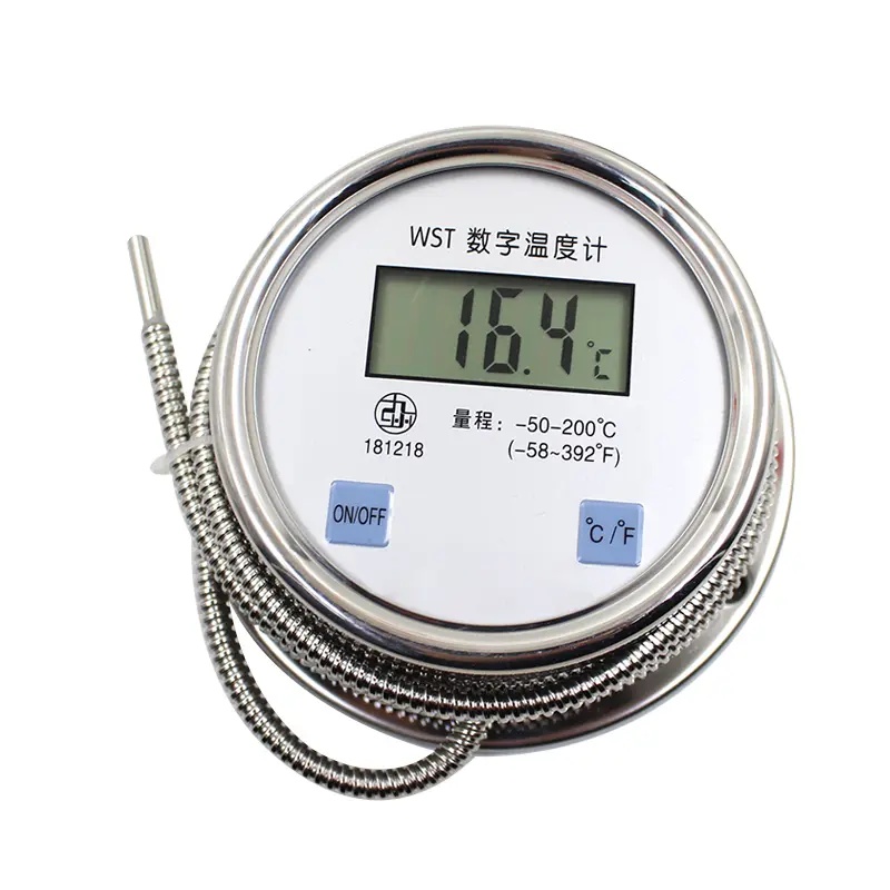 Temperature Gauge 5m Capillary Pressure Type Thermometer