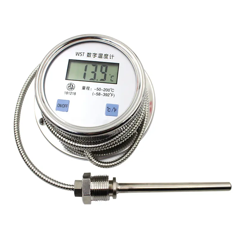 Temperature Gauge 5m Capillary Pressure Type Thermometer