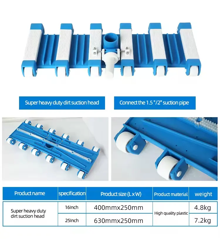 Wholesale Direct Selling 25-Inch Heavy-Duty Vacuum Head Pool Cleaning Robot and Tool Accessory