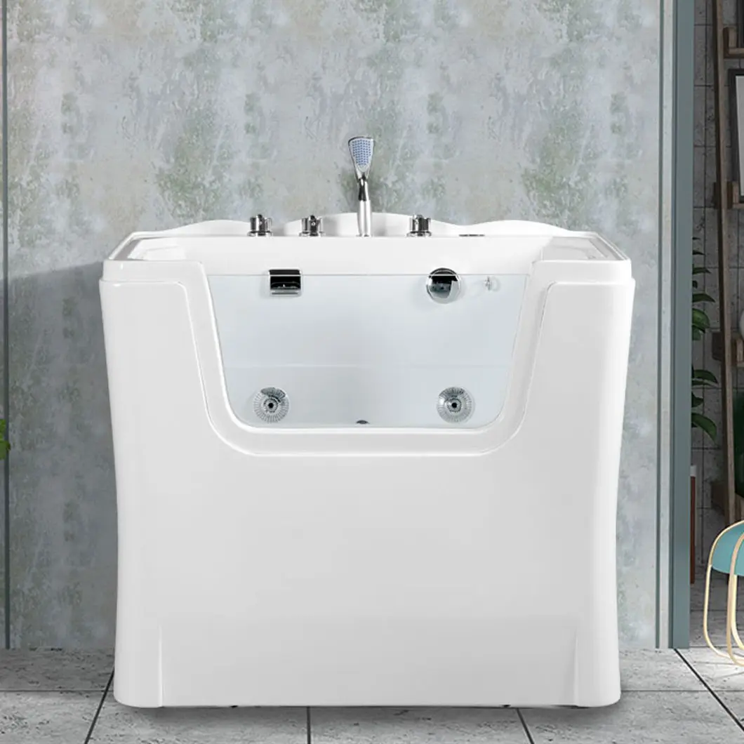 Wholesale ABS and Acrylic Veterinary Cleaning Grooming Animal Dog Bath Tub Pet Bathtub