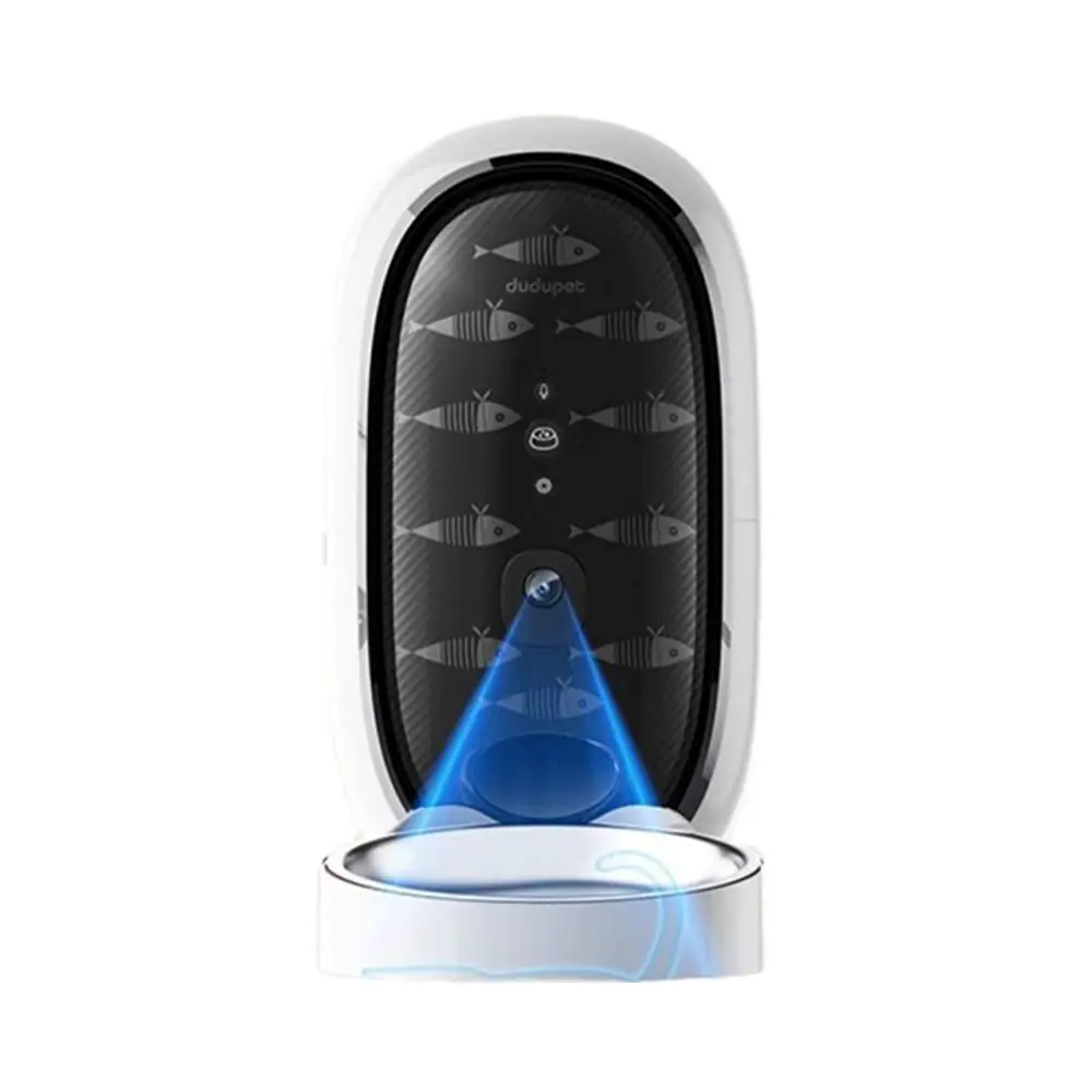 Automatic Wifi Smart Pet Food Dispenser 3L Capacity Stainless Steel Bowl Small Rounded Shape Dog Cat Feeder Love Factory Sale