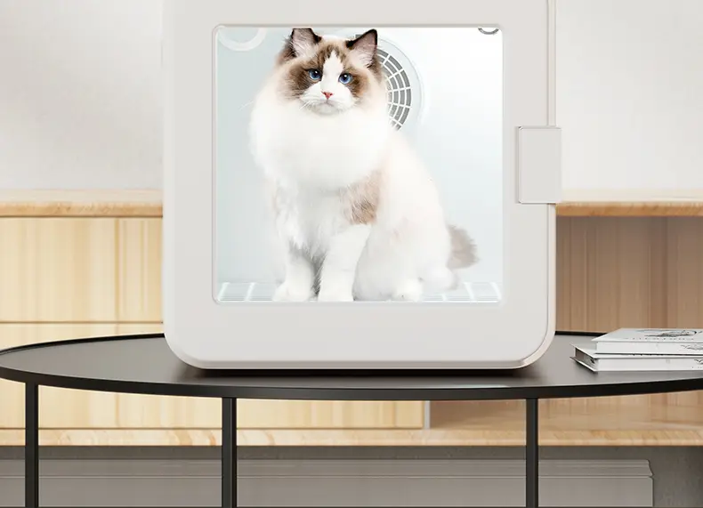 Pet Drying Box Quiet Smart Temperature Control Pet 360 Dry Bath Blower Box for Cats and Puppies