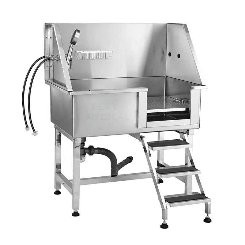 Pet Pool Stainless Steel Pet Spa Tub Pet Clinic Offers Dog Grooming Tub