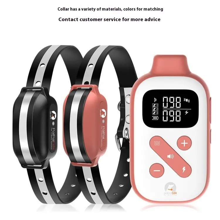 Waterproof Anti-Barking Dog Collar Remote Control Training Device Anti-Disturbance Pet Training Artifact Wholesale Plastic