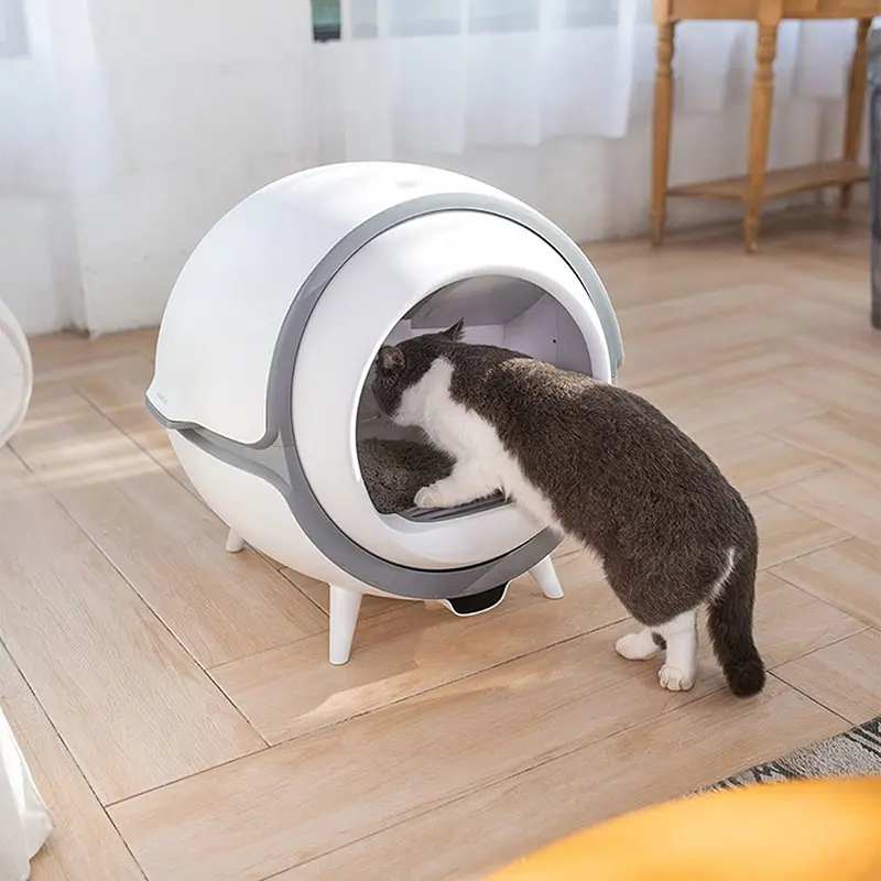 Factory Custom Self Cleaning Litter Box Wifi App Control Automatic Cat Litter Box Extra Large Smart Litter Box for Multiple Cats