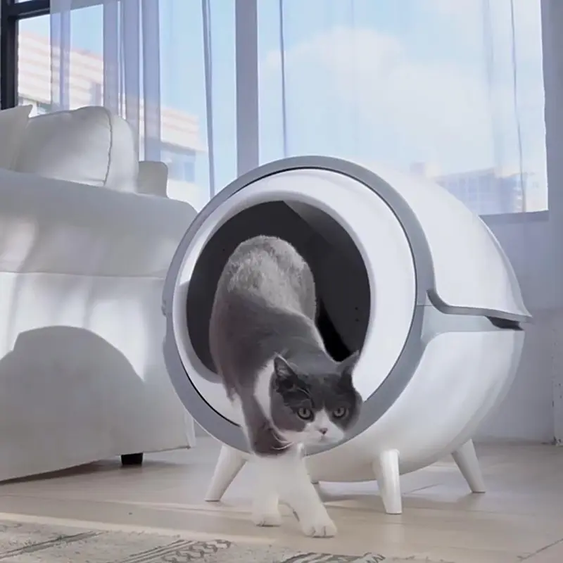 Factory Custom Self Cleaning Litter Box Wifi App Control Automatic Cat Litter Box Extra Large Smart Litter Box for Multiple Cats