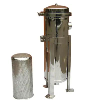 Water Filtration System High Flow Stainless Steel Multi Bag Filter Housing for Chemical Industry