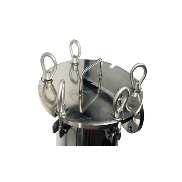 Water Filtration System High Flow Stainless Steel Multi Bag Filter Housing for Chemical Industry