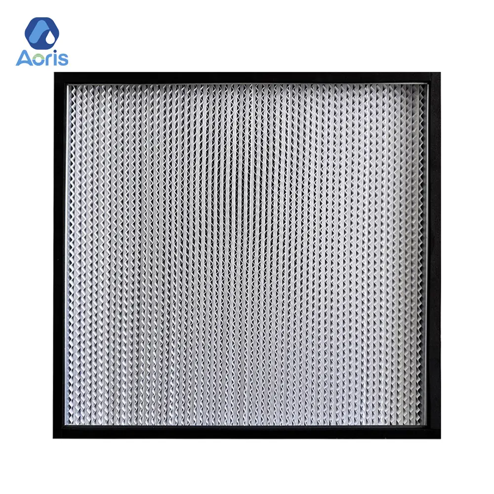 Hepa Filter HVAC Air Industry H13 Media Dust Removal Hepa Filter 24*24*2 OEM Activated Carbon Companies Manufacture H14 Filters