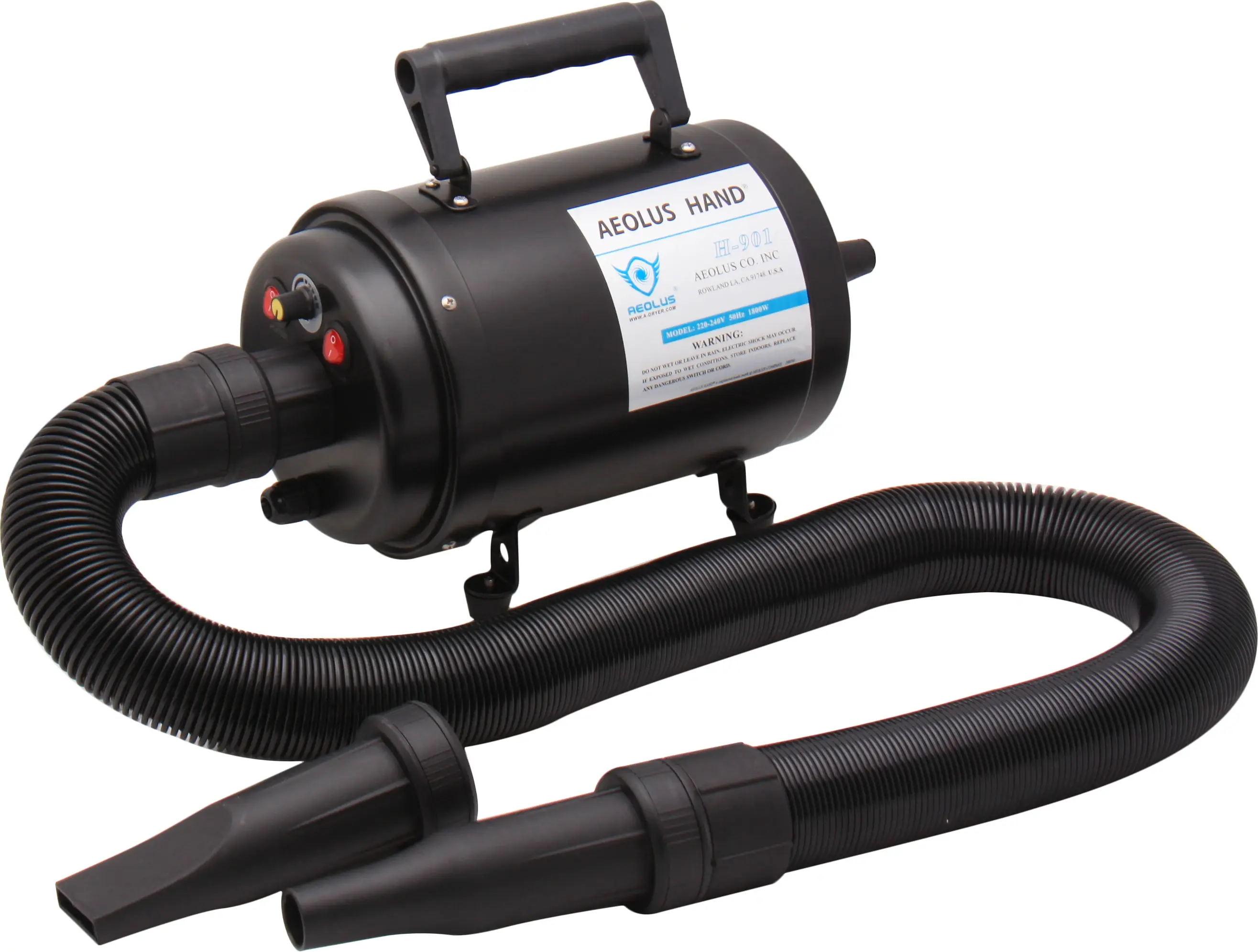 Stepless Adjustable Speed Pet Hair Force Dryer Dog Grooming Blower with Heater