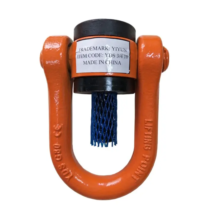 rotating ring central pull marine hardware swivel shackle YDS-M12