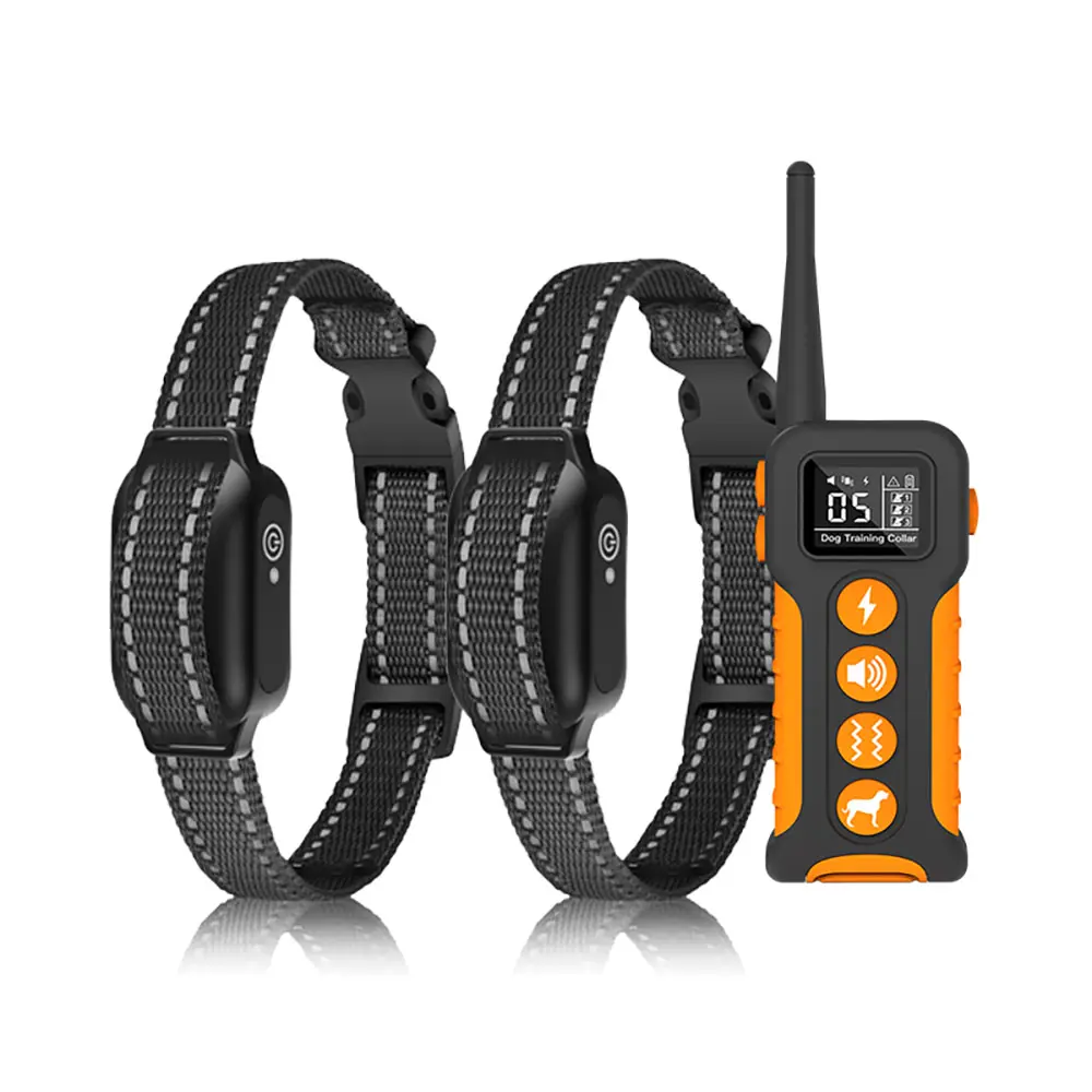 Professional Rechargeable Bark Control Trainer Collar Strong Anti-Interference Ability for Dog Training