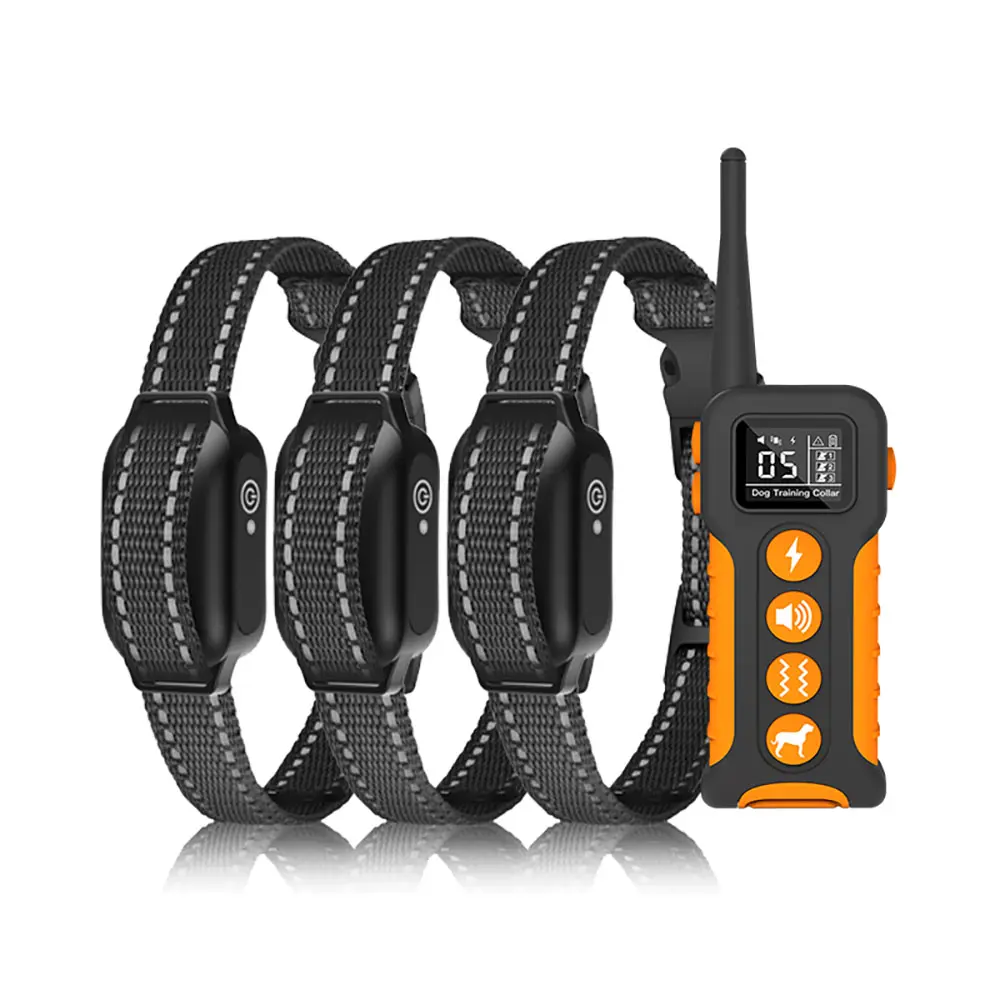Professional Rechargeable Bark Control Trainer Collar Strong Anti-Interference Ability for Dog Training