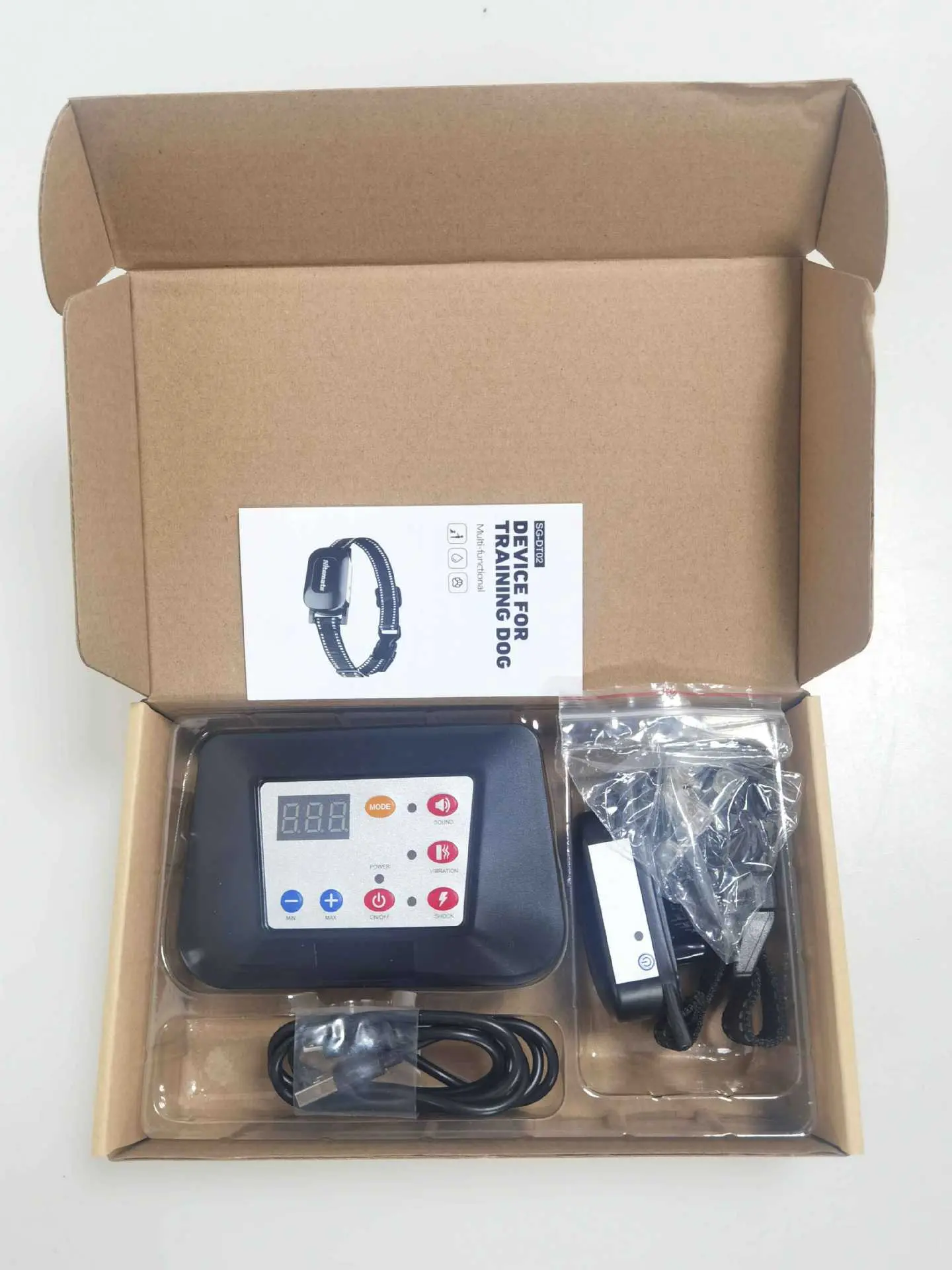 Wholesale Intelligent Wireless Remote Control Trainer Nylon Bark Stop for Dog Training Pet Supplies