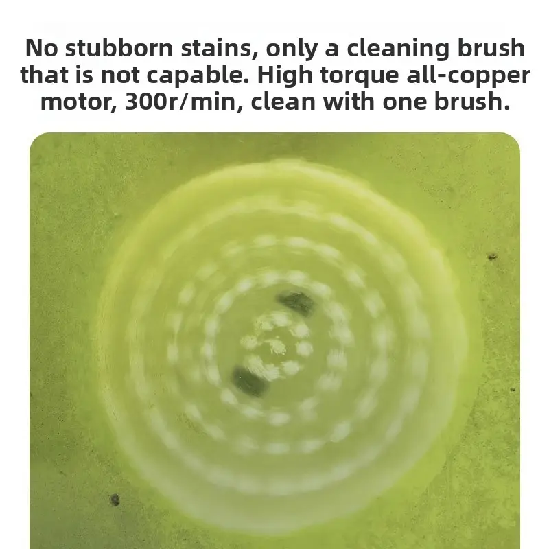Yee Electric Fish Tank Cleaning Brush Lithium Battery Powered Glass Cleaning Removes Green Growth Cleans Aquarium Accessory
