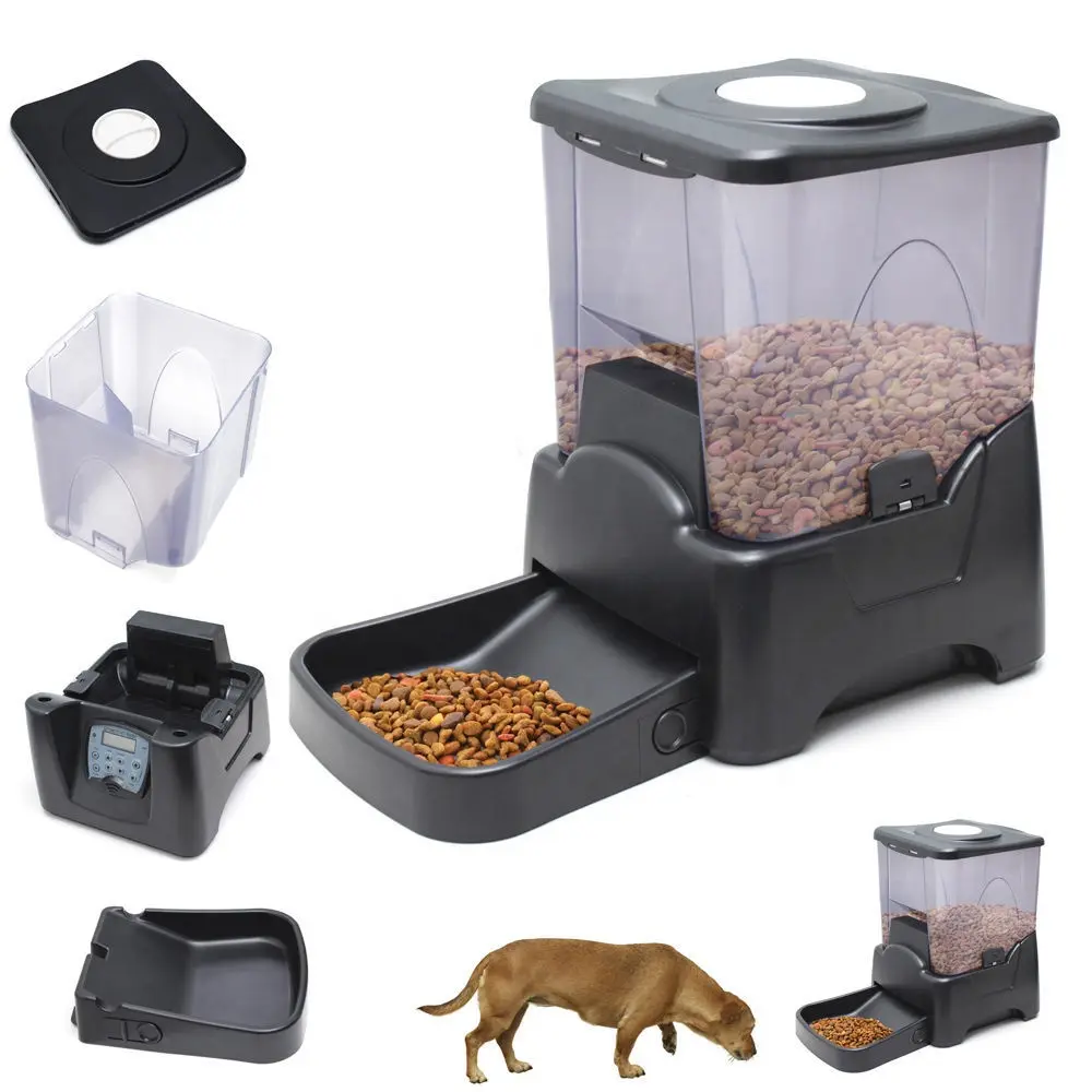 Pet Dog Automatic Large Feeder Timer Dry Food Dispenser