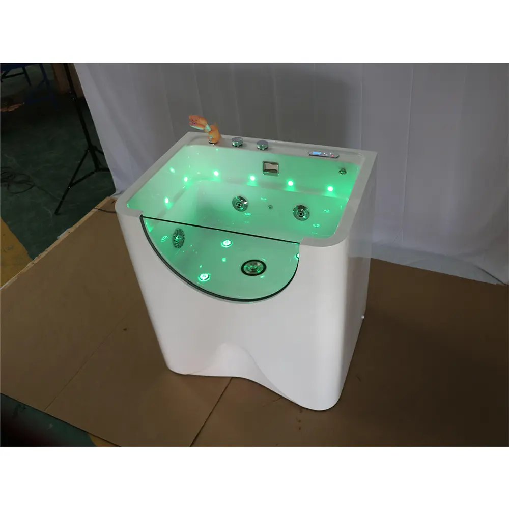 Modern Design Acrylic Bubble Ozone Professional Pet Dog Bathing Grooming Bathtub Pet Spa Bathtub