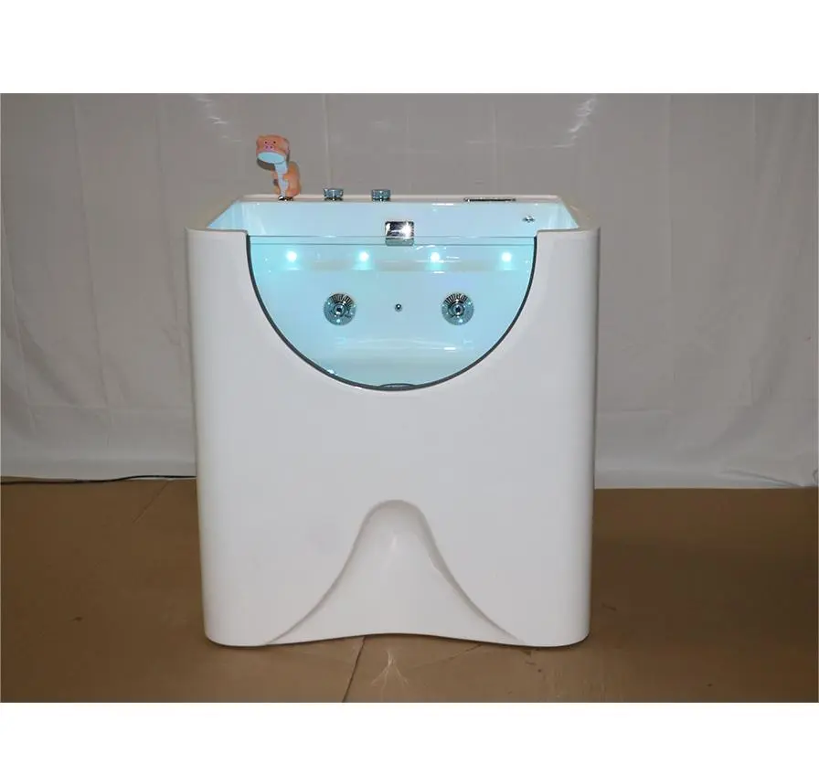 Modern Design Acrylic Bubble Ozone Professional Pet Dog Bathing Grooming Bathtub Pet Spa Bathtub