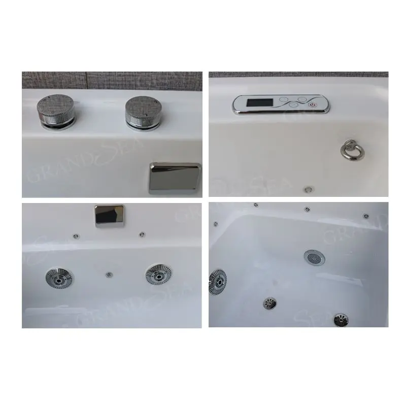 Modern Design Acrylic Bubble Ozone Professional Pet Dog Bathing Grooming Bathtub Pet Spa Bathtub