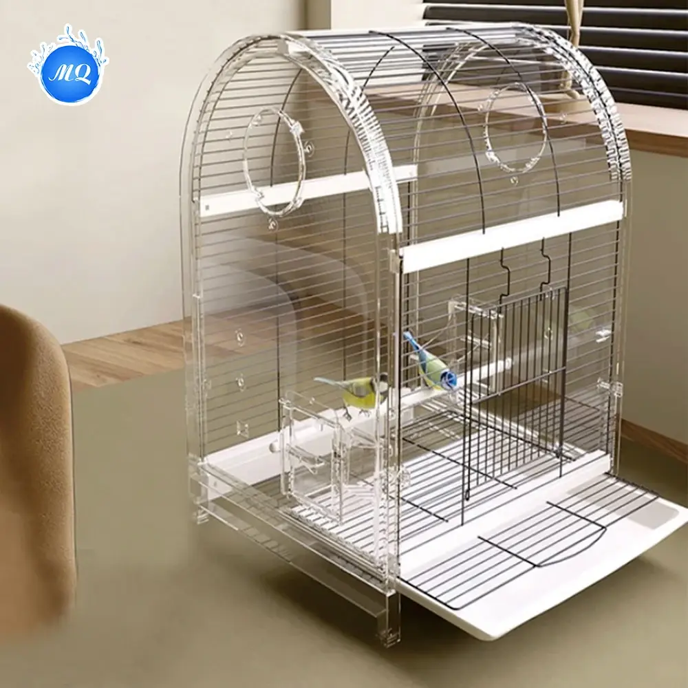 Bird cage, cage accessories, iron mesh cage, transparent cage, bird house,  parrot cage  ,customizable colors cage