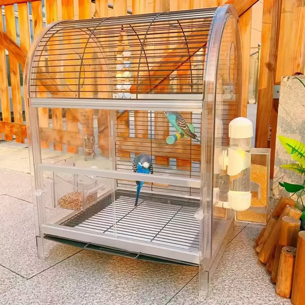 Bird cage, cage accessories, iron mesh cage, transparent cage, bird house,  parrot cage  ,customizable colors cage