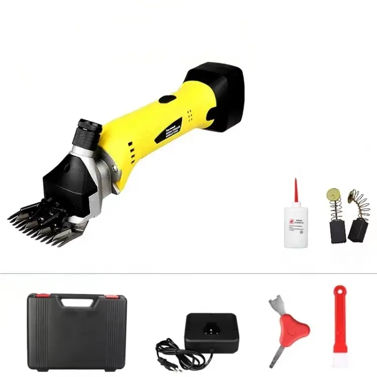 Heavy Duty Animal Grooming Clippers for Sheep Goats Cattle Cordless Electric Professional Sheep Shears Rechargeable