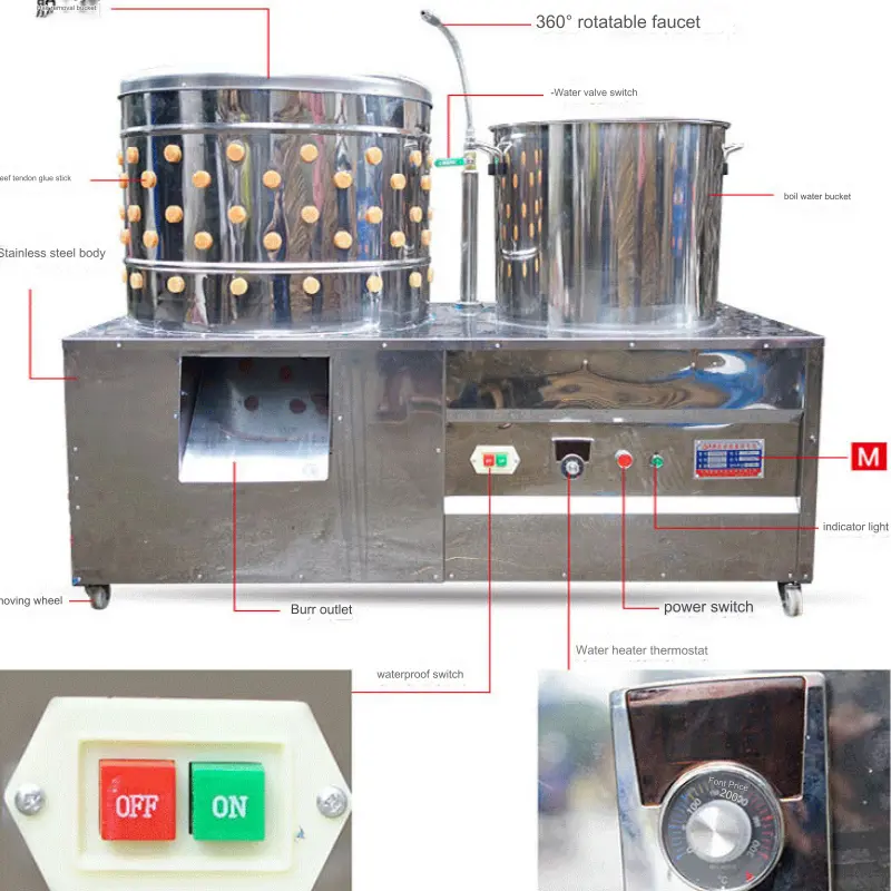 Home Usev Animal & Poultry Husbandry Equipment Power 2.2kw Size 645*650*1320mm Poultry Equipment