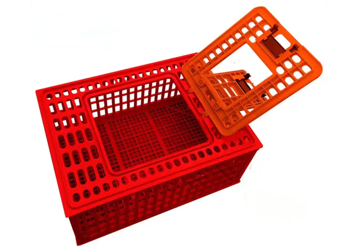 Poultry Farm Equipment Chicken Feeder Drinker Floor Transfer Cage