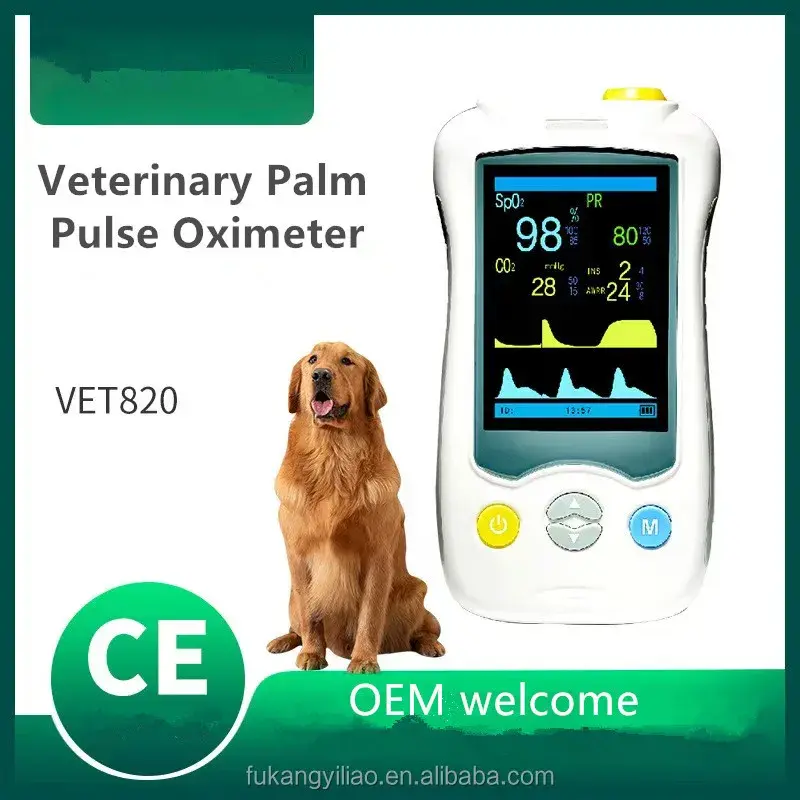 Handheld Small Animal Veterinary Vet Pulse Oximeter Diagnosis hand held Pulse Oximeter