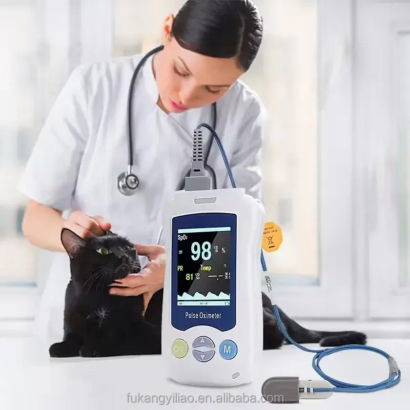 Handheld Small Animal Veterinary Vet Pulse Oximeter Diagnosis hand held Pulse Oximeter