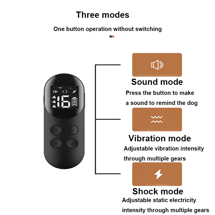 300m Electric Remote Control Dog Training Collar Waterproof Charging Stop Barking Electronic Collar