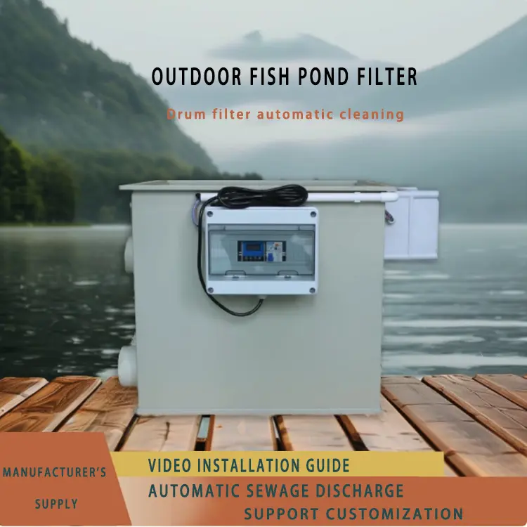 Energy Saving Water tank Drum Filter, Fish tank Drum Purification Filter, Pipeline Filter