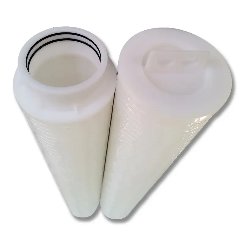 Large Flow Pleated Membrane Filter Element New Industry PP/PET Antibacterial Layer for Water Filtration