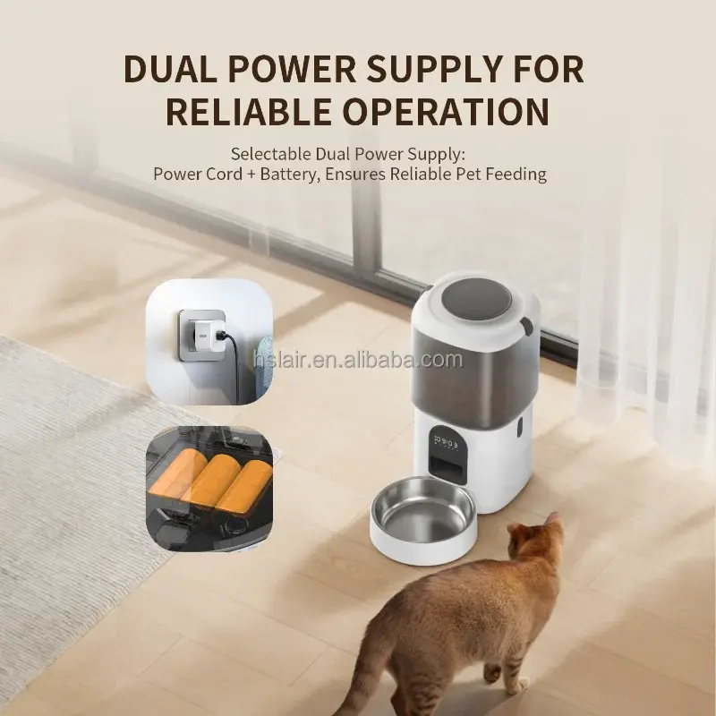 Oem Pet Supplies App Wifi Dog Cat 2 In 1 Food Dispenser Feeder Water Dispenser Smart Automatic Pet Feeder