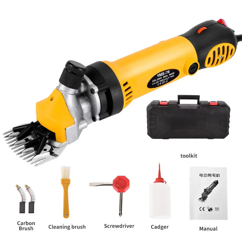 Portable Handheld Electric Sheep Clippers, Efficient Wool Shearing  for Goats and Horses High-Quality Electric Shearing Scissors